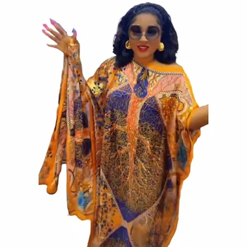 Afrikos Suknelės Moterims Vetement Femme Dashiki Abaja Spausdinti Maxi Suknelė Afrikos Drabužius Dashiki Ankara Suknelės Skara Pavasario, Nauja