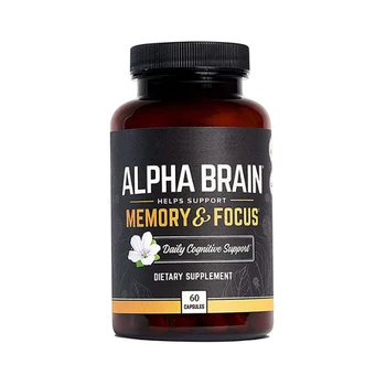 Alfa GPC žvalgybos kapsulė skatina smegenų papildai vegetarizmo kapsulę Per cholino fosfa