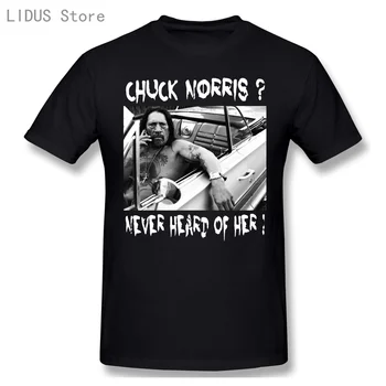 Chuck Norris Niekada Girdėjote Apie Savo T-Shirt Įdomus Danny Trejo Machete Funshirt Vėpla