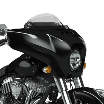 Motociklo Trumpas Dome Aukšto Stiliaus Priekinis Stiklas Lauktuvės Dėl Indijos Roadmaster Dark Horse Chieftain Reflektoriai 2014-2023