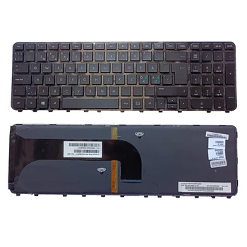 Nauja vokietijos nešiojamojo kompiuterio Klaviatūra HP ENVY M6 M6T M6-1000 M6-1100 M6-1200 rėmas su apšvietimu