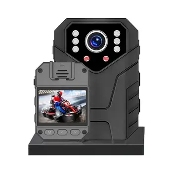 Nešiojamų Mažas Kūno Kamera, Jutiklinis Ekranas High Definition Infraraudonųjų Spindulių Naktinio Matymo Vaizdo Įrašymo Vykdymo Apsaugos Darbuotojas
