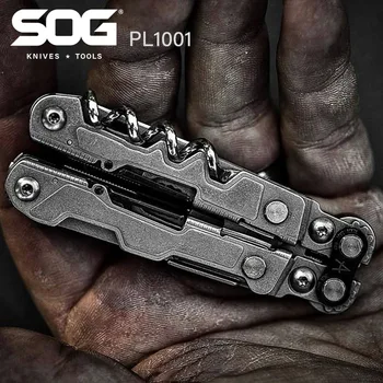 SOG PL1001 Mini Daugiafunkcinis Įrankis Lankstymo Replės, Replės, Lauko Kempingas EDC Įranga